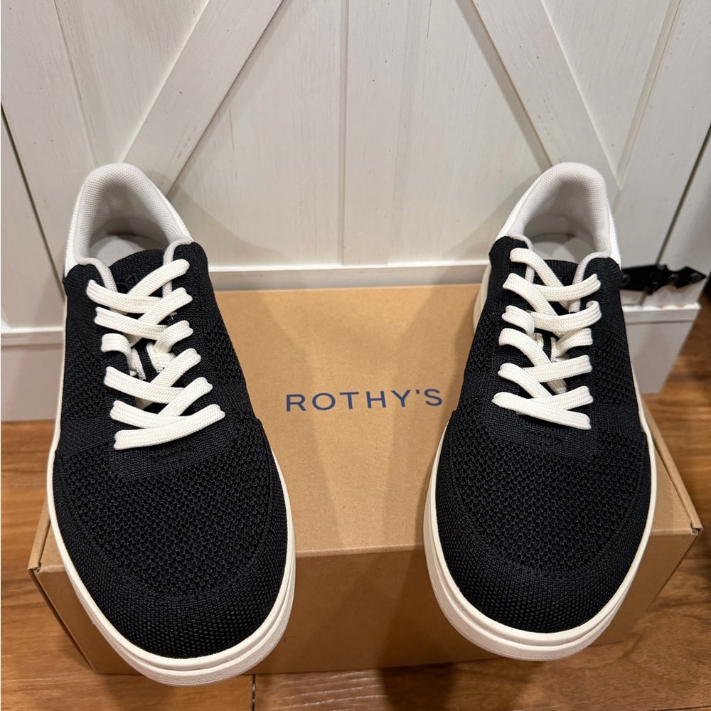 Rothy's The Court Sneaker Black